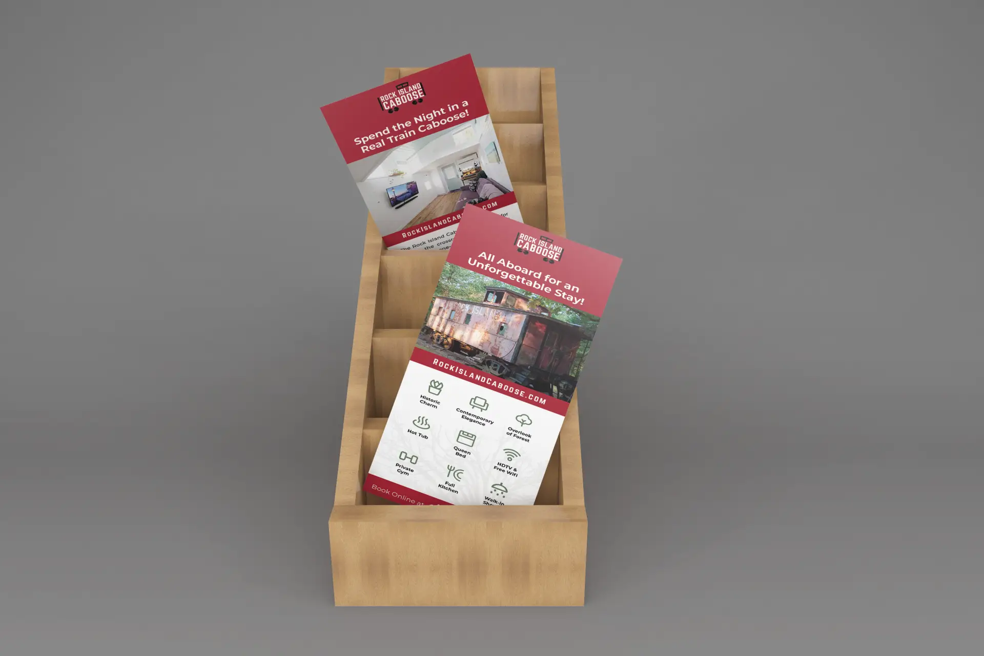 RockIsland_RackCard_result Rock Island Caboose Rack Card